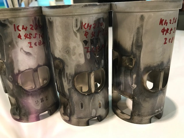 Kawasaki  KH250 φ45.0 mm ICBM™ Aluminum Sleeve Finish Cylinder Processing