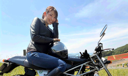 A 2 Stroke Motorcycle Born in 1987: Yamaha SDR Riding Through a Poppy Field in 2026