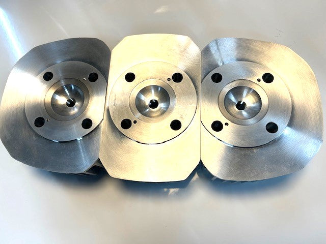 Kawasaki H1 500SS Mach III cylinder head — CNC machined billet, iNOUE BORING Kawagoe Japan