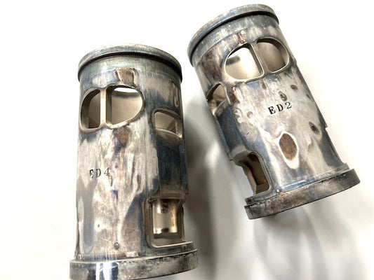 YAMAHA RZ350 64 mm ICBM aluminum sleeve cylinder — Bridge-Port spec, iNOUE BORING Japan