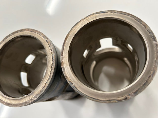 YAMAHA RZ350 64mm ICBM sleeve — seizure-proof, lightweight, no break-in required