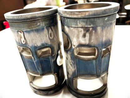 YAMAHA RZ350 φ64mm cylinder — nickel-silicon-carbide plating, 5x heat transfer of cast iron